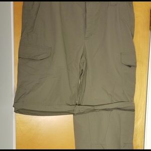 Eddie Bauer men’s zip off traced pants -size Lx32